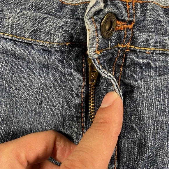 Vintage 90s MADSOUL Baggy Wide Leg Carpenter Jeans Mens 40x32 Skater Rap Hip Hop - Picture 6 of 12